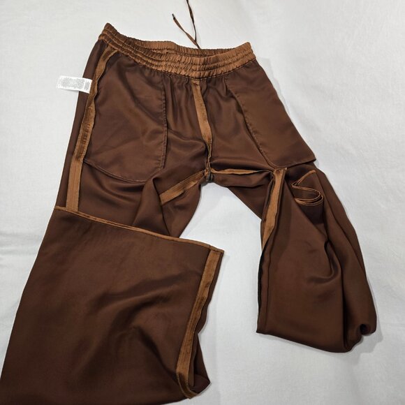 Lauren Ralph Lauren Brown Wide Leg Pants - Picture 7 of 16